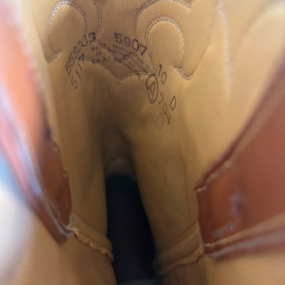 DINGO -   Men's Brown Leather Cowboy Boots Size 10D Pointed Toe Mid Calf - Picture 8 of 8